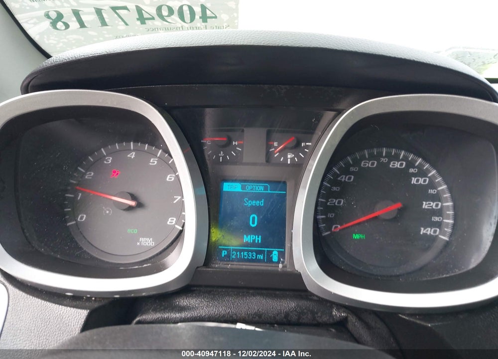 2013 CHEVROLET EQUINOX 1LT VIN: 1GNALDEK3DZ104889