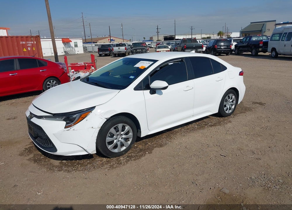 2022 TOYOTA COROLLA LE VIN: 5YFEPMAE4NP317702