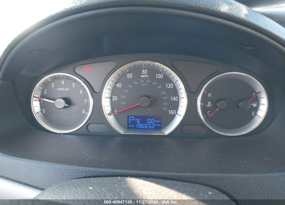 2009 HYUNDAI SONATA GLS VIN: 5NPET46C89H520971