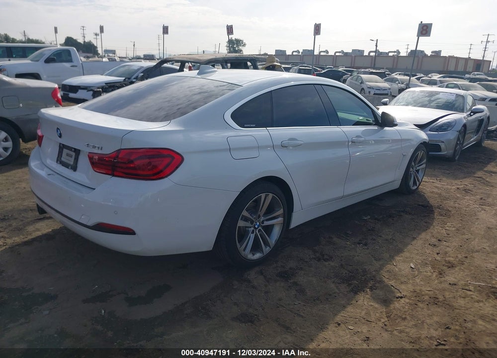 2018 BMW 430I GRAN COUPE VIN: WBA4J1C58JBA29991