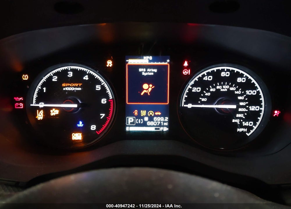 2019 SUBARU FORESTER SPORT VIN: JF2SKAPCXKH575303