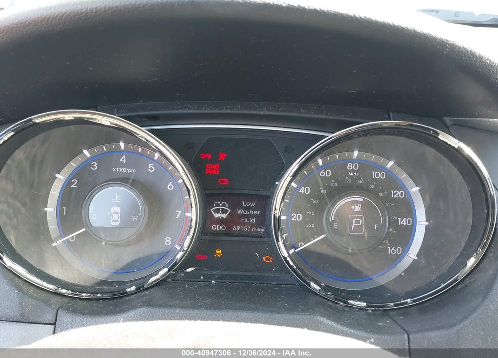 2013 HYUNDAI SONATA GLS VIN: 5NPEB4AC3DH684549
