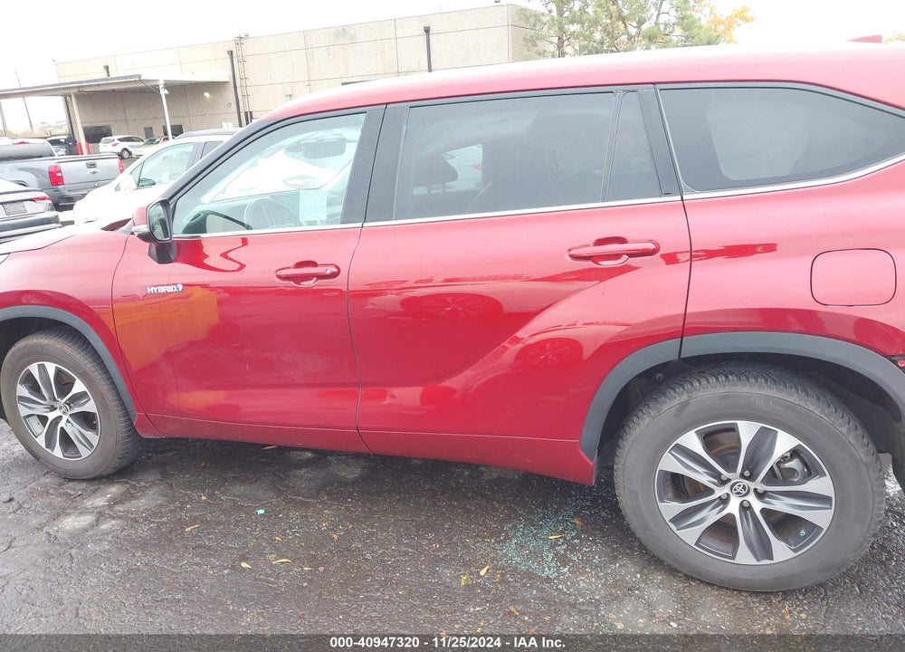2021 TOYOTA HIGHLANDER HYBRID XLE VIN: 5TDHARAH0MS509534