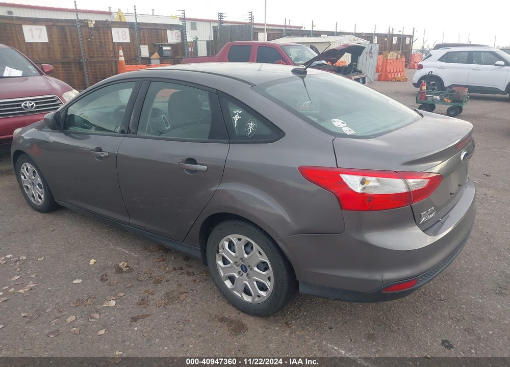 2012 FORD FOCUS SE VIN: 1FAHP3F24CL456729