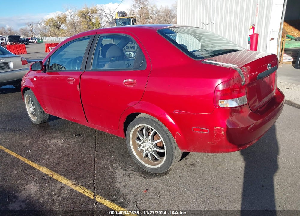 2006 CHEVROLET AVEO LS VIN: KL1TD56646B675610