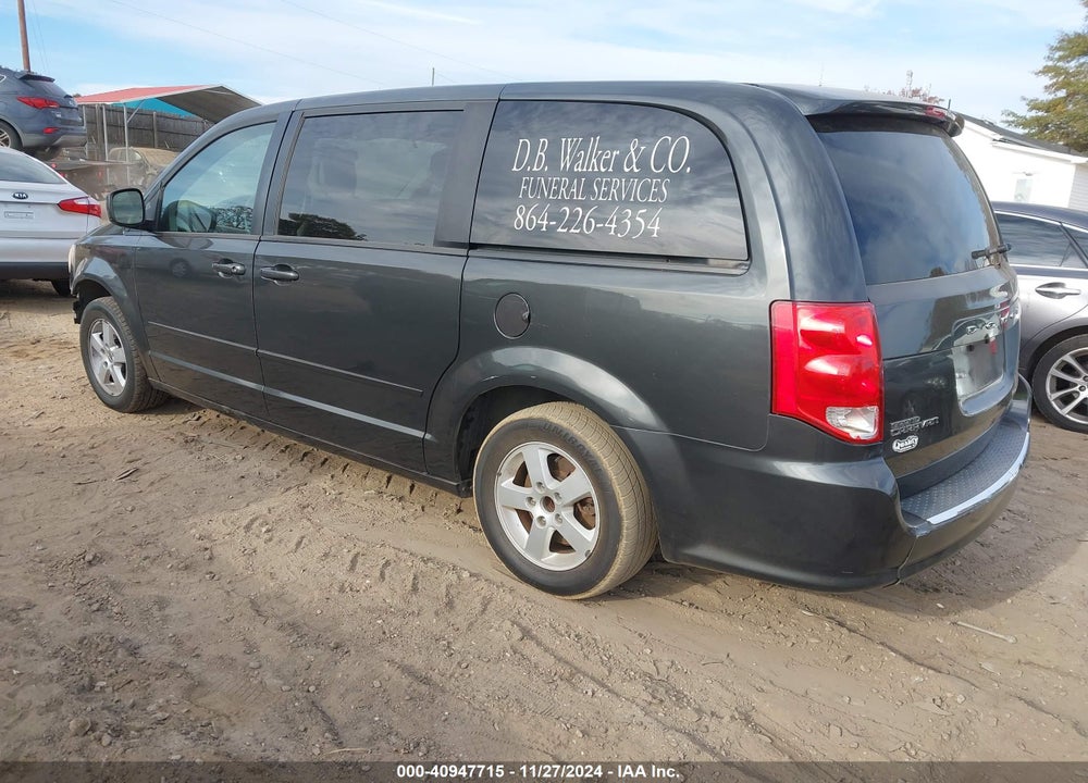 2012 DODGE GRAND CARAVAN SXT VIN: 2C4RDGCG9CR218963