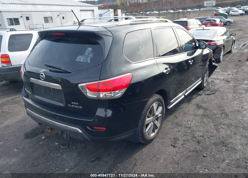 2013 NISSAN PATHFINDER PLATINUM VIN: 5N1AR2MM4DC664806