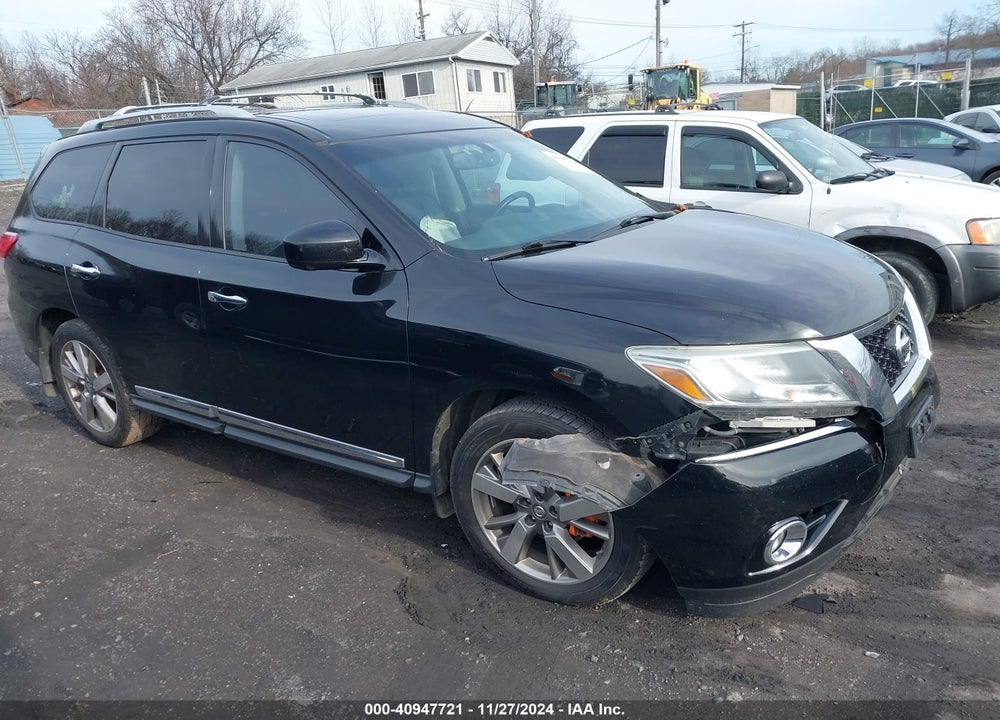 2013 NISSAN PATHFINDER PLATINUM VIN: 5N1AR2MM4DC664806
