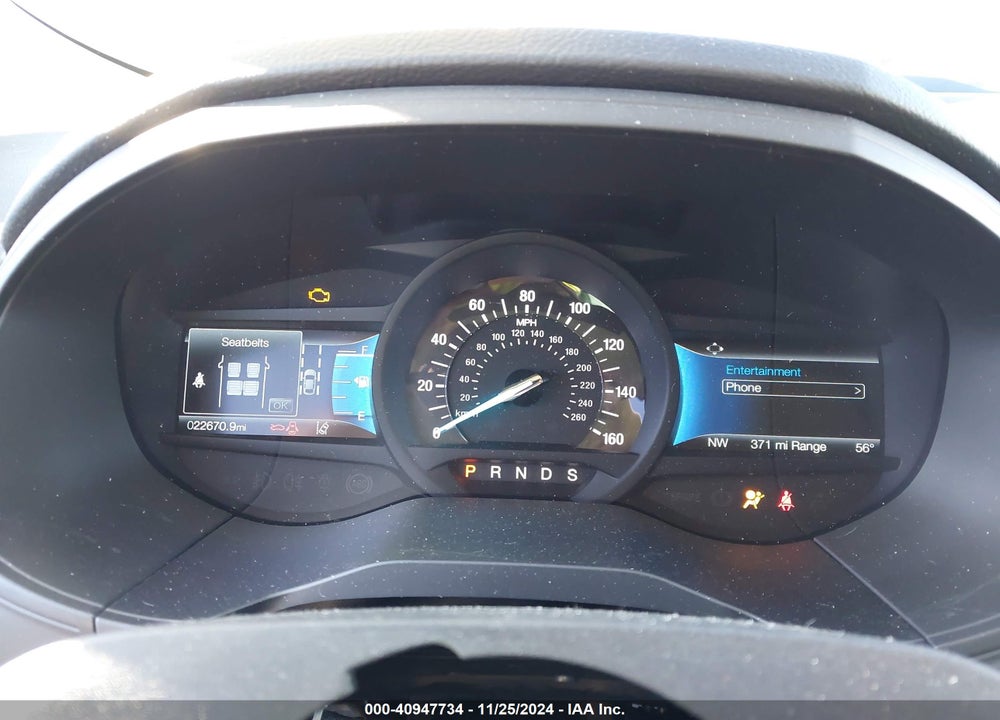 2024 FORD EDGE SEL VIN: 2FMPK4J9XRBB01938