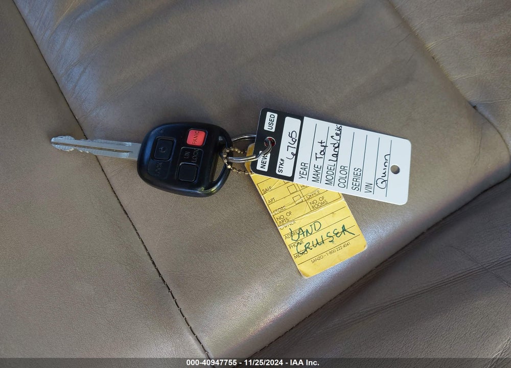 2003 TOYOTA LAND CRUISER VIN: JTEHT05JX32041333