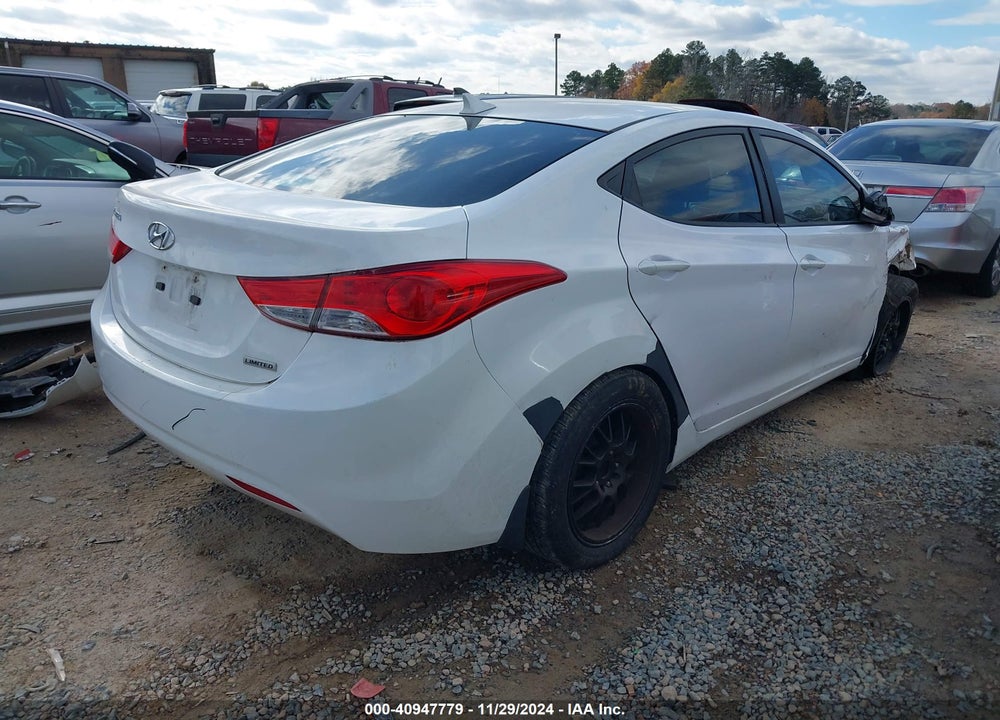 2013 HYUNDAI ELANTRA LIMITED VIN: 5NPDH4AE0DH237611