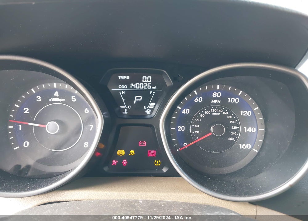 2013 HYUNDAI ELANTRA LIMITED VIN: 5NPDH4AE0DH237611