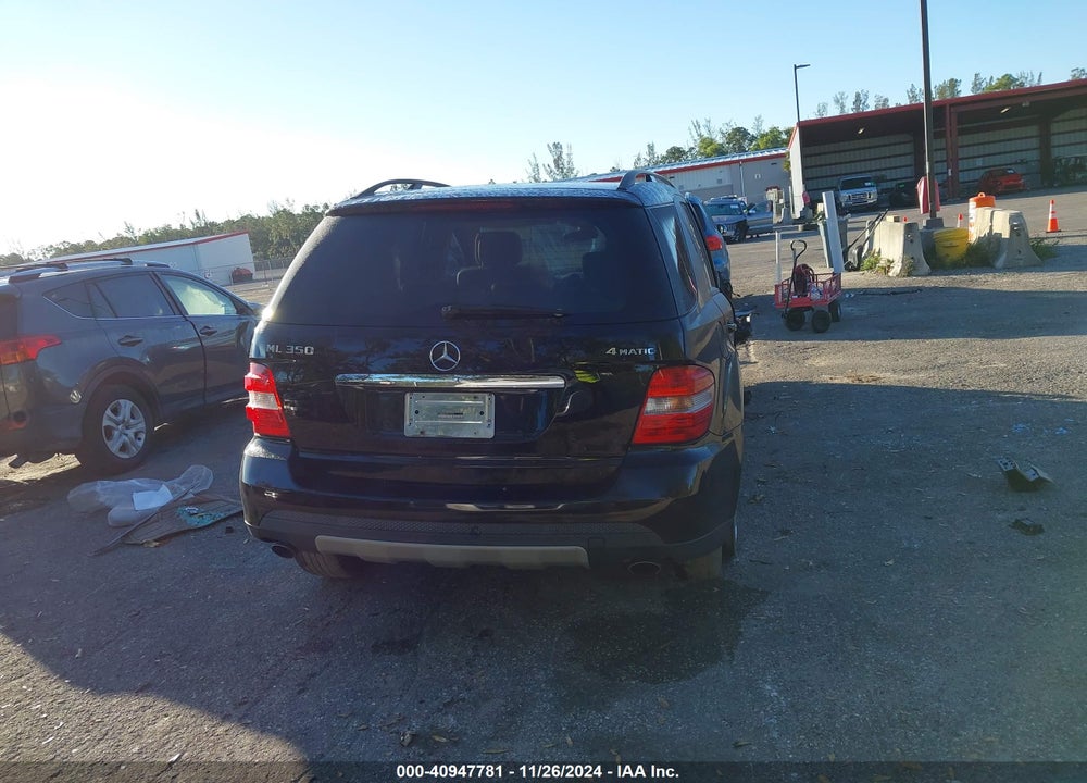 2007 MERCEDES-BENZ ML 350 4MATIC VIN: 4JGBB86E97A217020