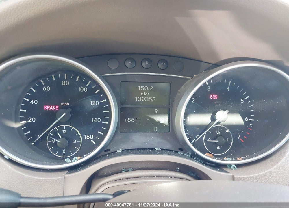 2007 MERCEDES-BENZ ML 350 4MATIC VIN: 4JGBB86E97A217020