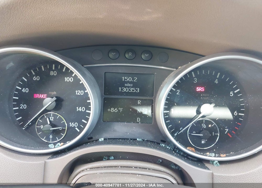 2007 MERCEDES-BENZ ML 350 4MATIC VIN: 4JGBB86E97A217020