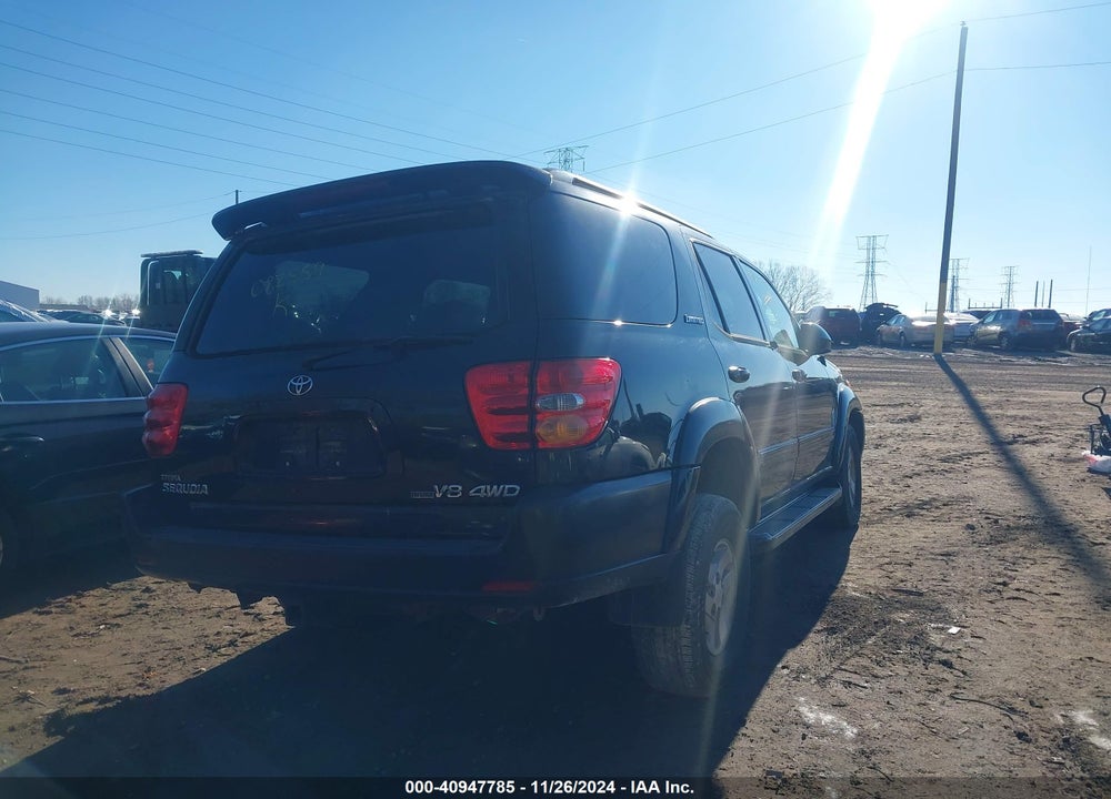 2002 TOYOTA SEQUOIA LIMITED V8 VIN: 5TDBT48A42S082559