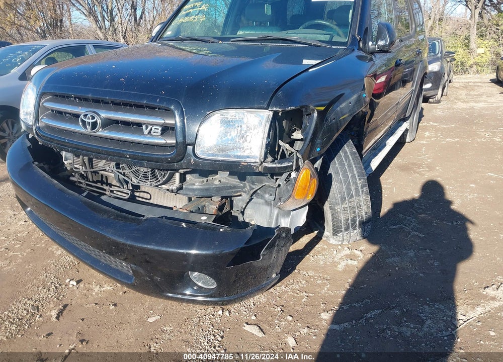 2002 TOYOTA SEQUOIA LIMITED V8 VIN: 5TDBT48A42S082559