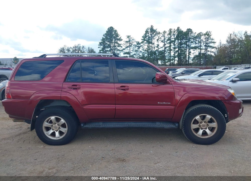 2005 TOYOTA 4RUNNER SR5 SPORT V6 VIN: JTEZU14RX58040505