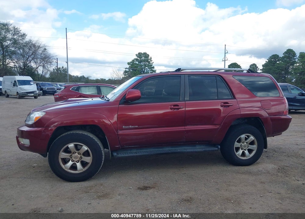 2005 TOYOTA 4RUNNER SR5 SPORT V6 VIN: JTEZU14RX58040505