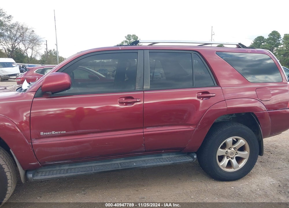 2005 TOYOTA 4RUNNER SR5 SPORT V6 VIN: JTEZU14RX58040505