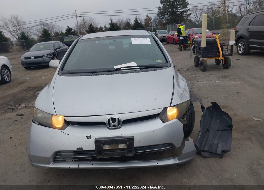 2007 HONDA CIVIC LX VIN: 1HGFA165X7L086377