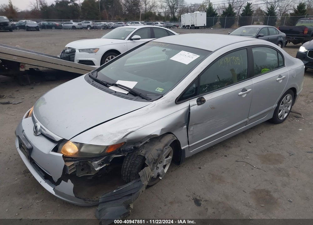 2007 HONDA CIVIC LX VIN: 1HGFA165X7L086377