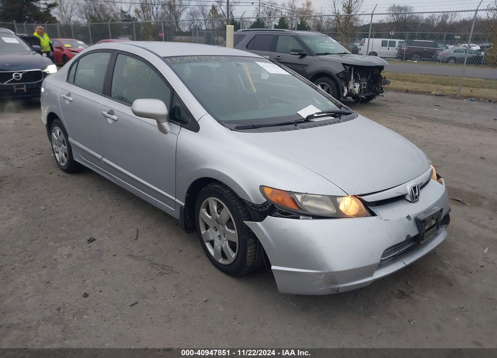 2007 HONDA CIVIC LX VIN: 1HGFA165X7L086377