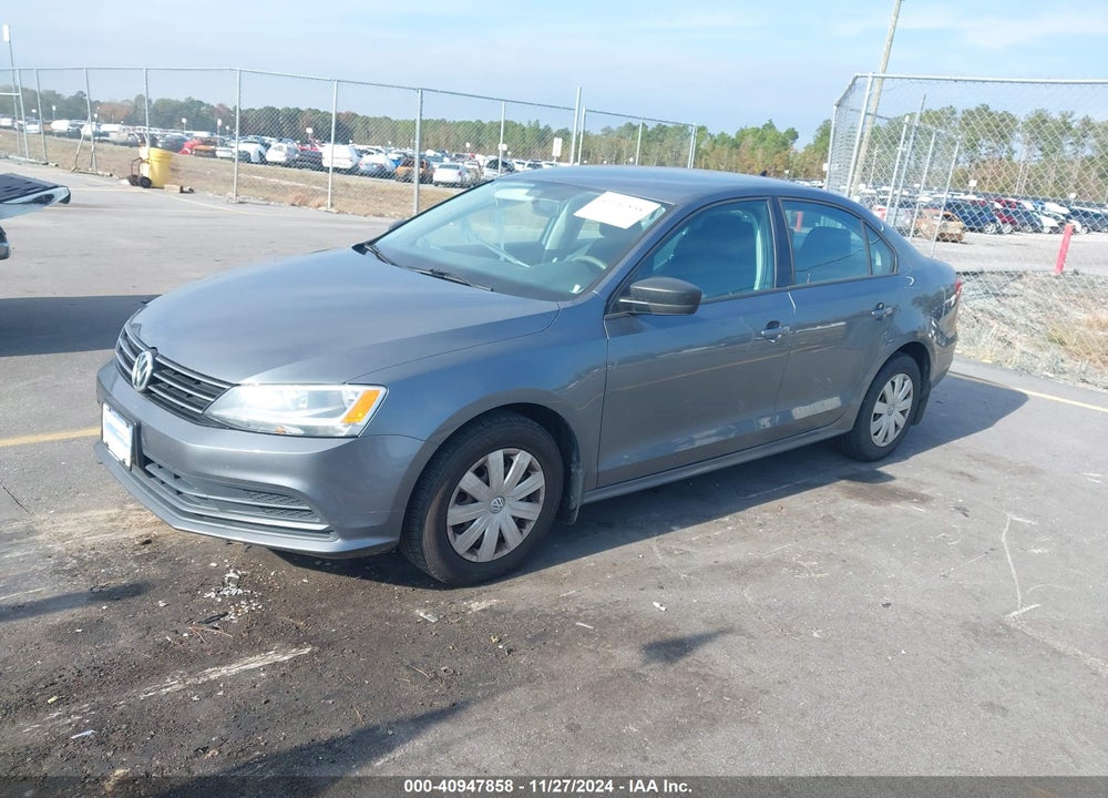 2015 VOLKSWAGEN JETTA 2.0L S VIN: 3VW2K7AJXFM285764