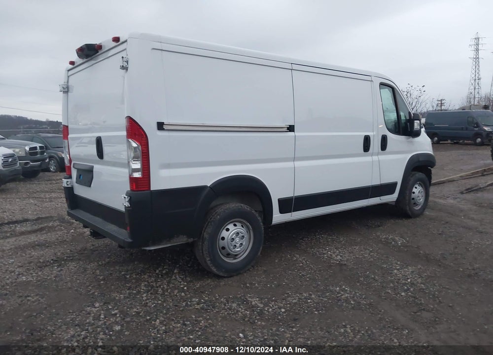 2023 RAM PROMASTER 1500 LOW ROOF 136 WB VIN: 3C6LRVAG7PE569304