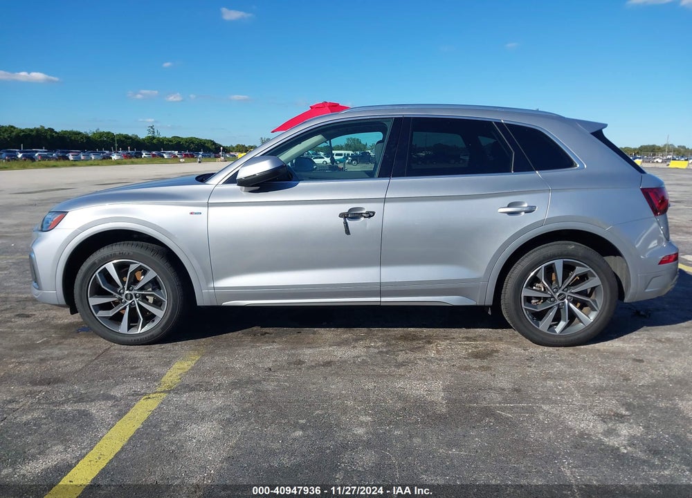 2022 AUDI Q5 PREMIUM PLUS 45 TFSI S LINE QUATTRO S TRONIC VIN: WA1EAAFYXN2124112