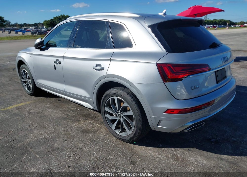2022 AUDI Q5 PREMIUM PLUS 45 TFSI S LINE QUATTRO S TRONIC VIN: WA1EAAFYXN2124112