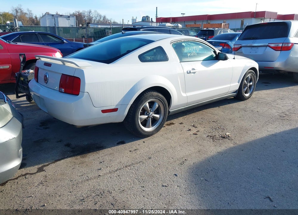 2006 FORD MUSTANG V6 VIN: 1ZVFT80N665178600
