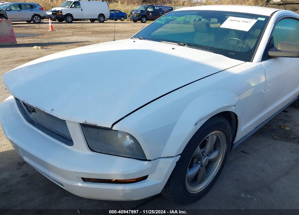 2006 FORD MUSTANG V6 VIN: 1ZVFT80N665178600