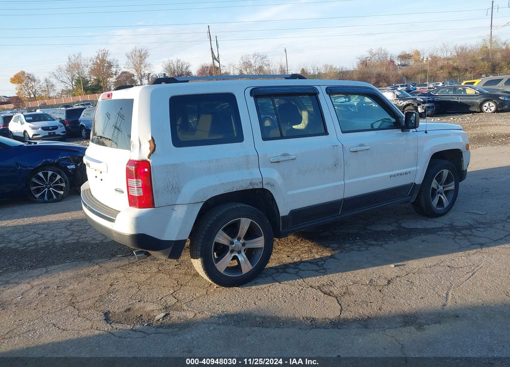 2016 JEEP PATRIOT HIGH ALTITUDE EDITION VIN: 1C4NJRFB9GD523522