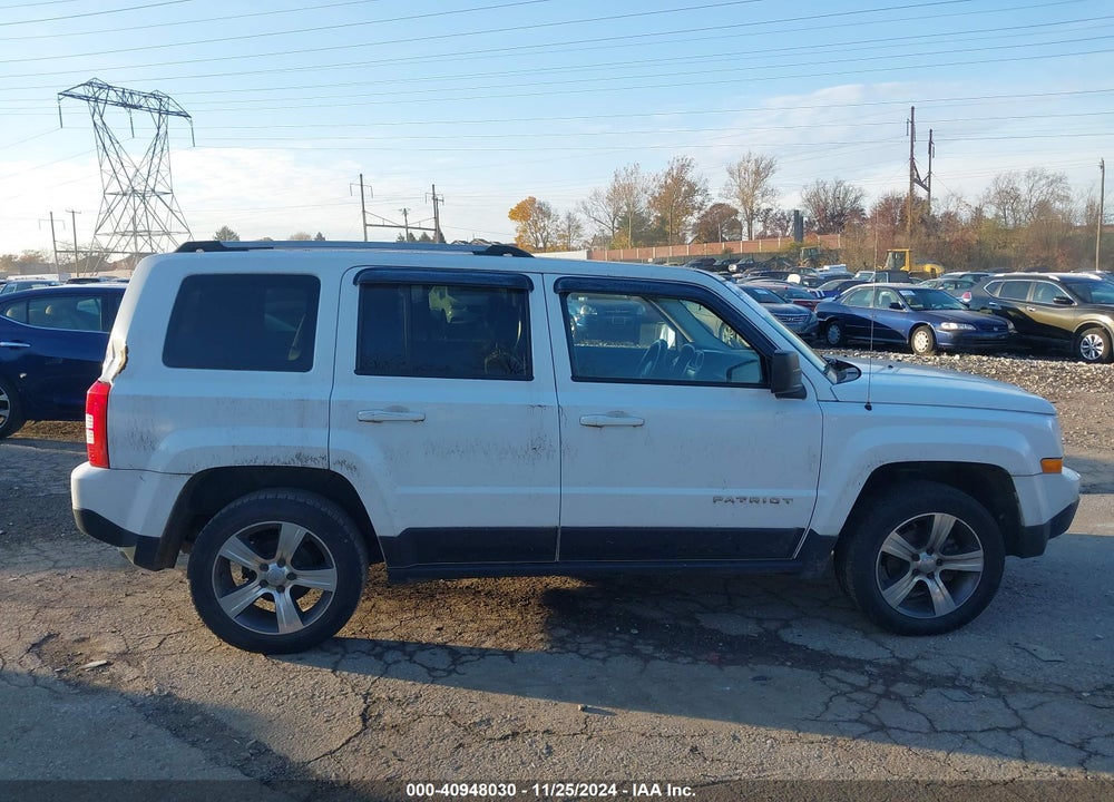 2016 JEEP PATRIOT HIGH ALTITUDE EDITION VIN: 1C4NJRFB9GD523522