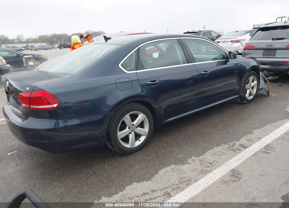 2013 VOLKSWAGEN PASSAT 2.5L SE VIN: 1VWBP7A38DC096290