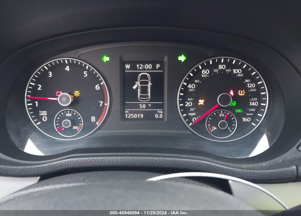 2013 VOLKSWAGEN PASSAT 2.5L SE VIN: 1VWBP7A38DC096290