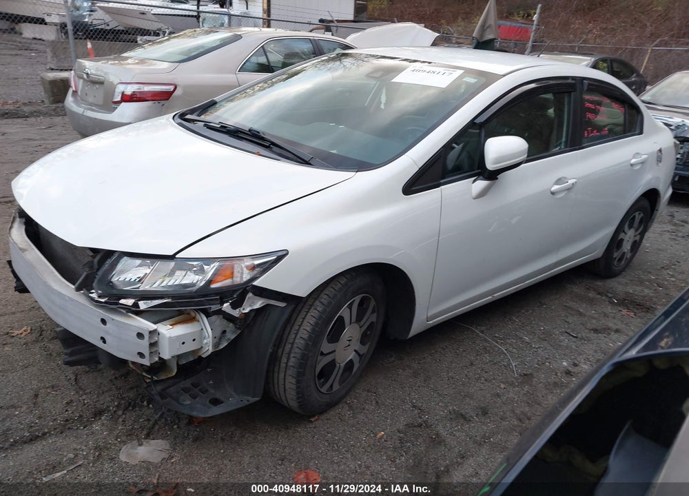 2014 HONDA CIVIC HYBRID VIN: 19XFB4F30EE001242