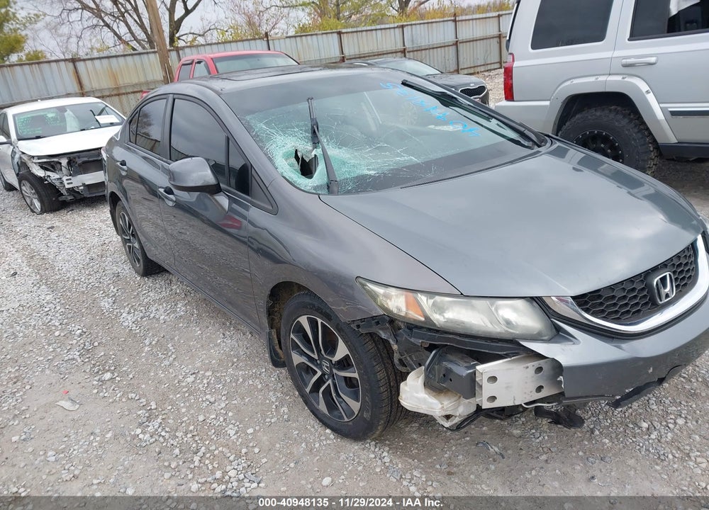 2013 HONDA CIVIC EX VIN: 19XFB2F85DE216016