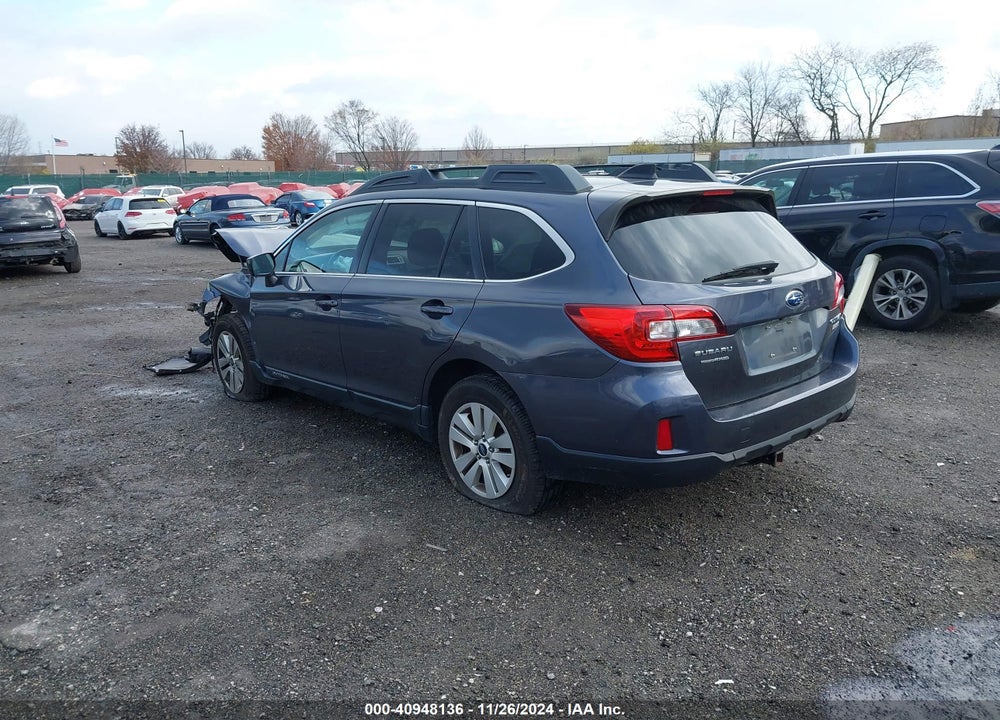 2016 SUBARU OUTBACK 2.5I PREMIUM VIN: 4S4BSACC0G3287665