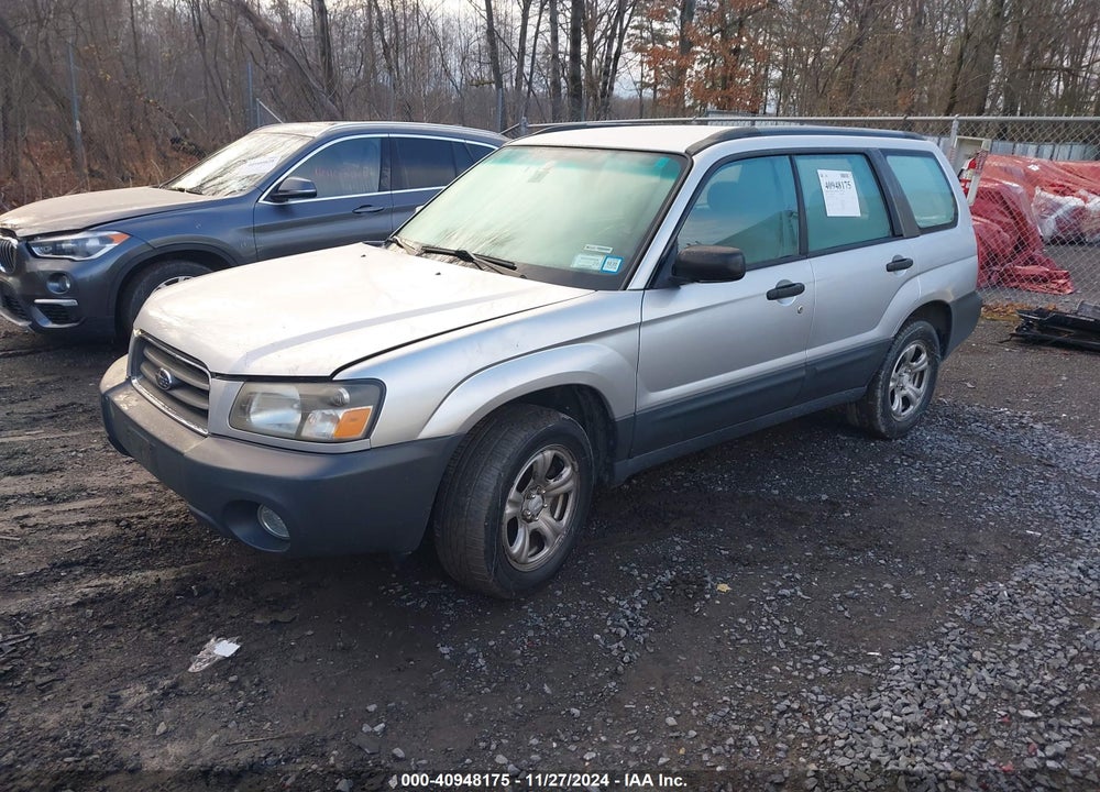 2005 SUBARU FORESTER 2.5X VIN: JF1SG63675H743583