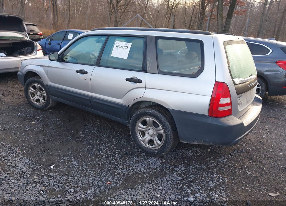 2005 SUBARU FORESTER 2.5X VIN: JF1SG63675H743583
