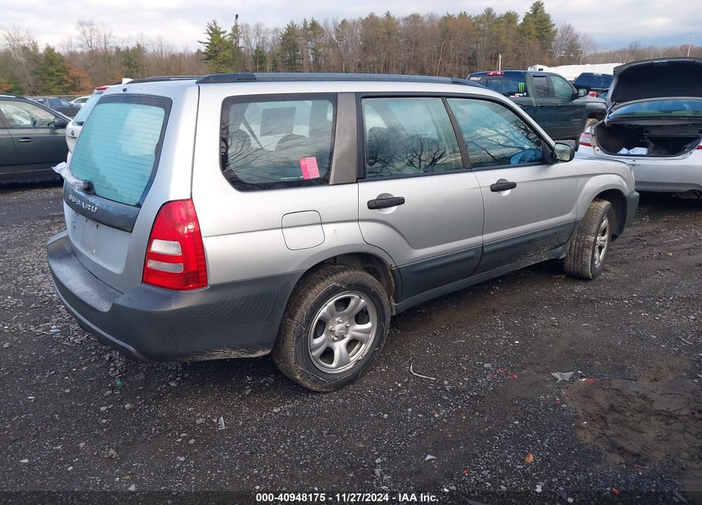 2005 SUBARU FORESTER 2.5X VIN: JF1SG63675H743583