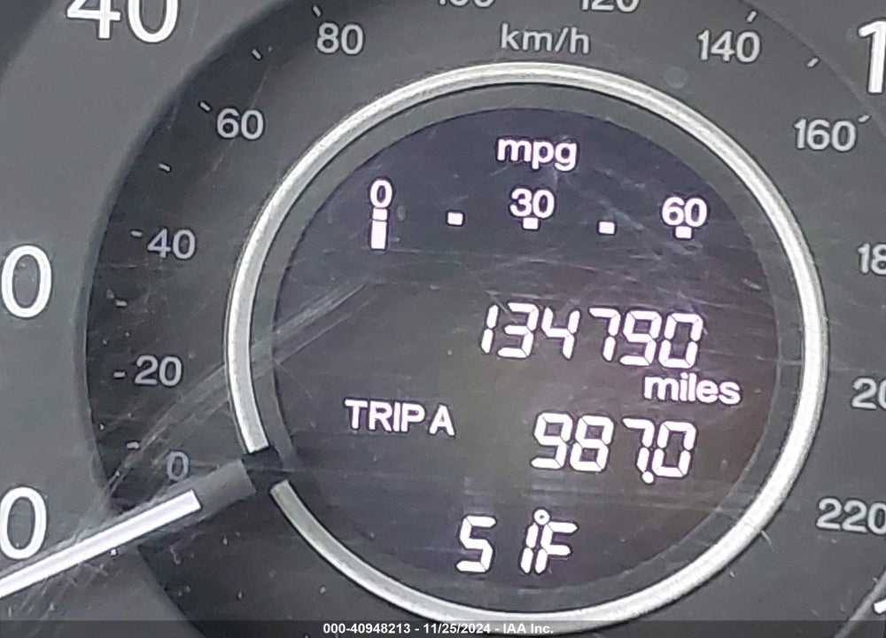 2013 HONDA CR-V EX VIN: 2HKRM4H52DH624782