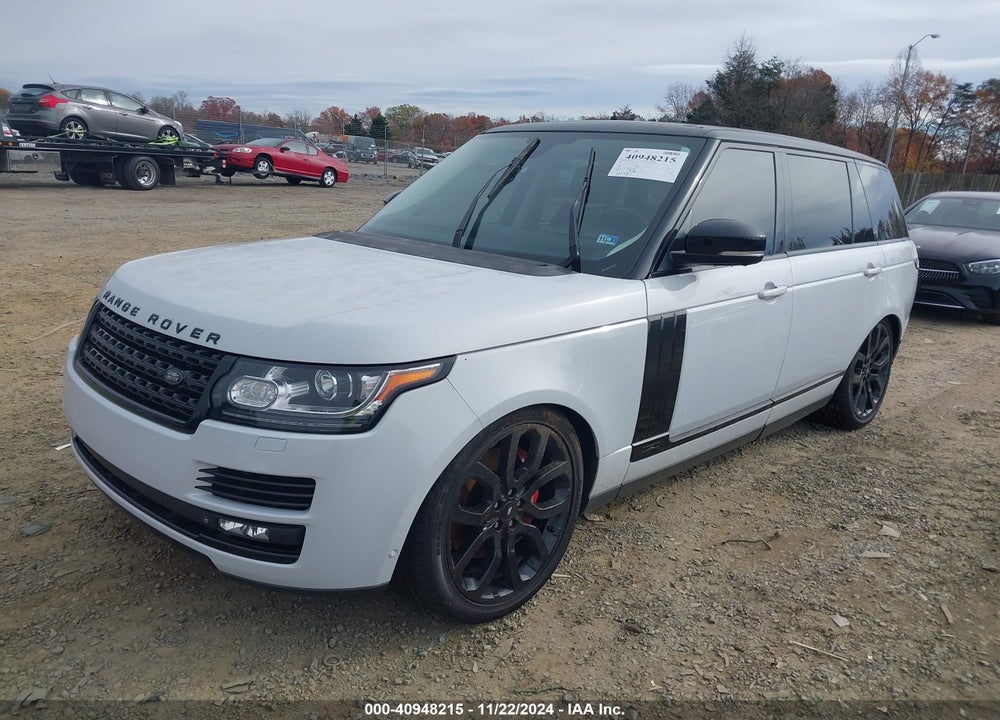2015 LAND ROVER RANGE ROVER 5.0L V8 SUPERCHARGED VIN: SALGS3TF9FA216631