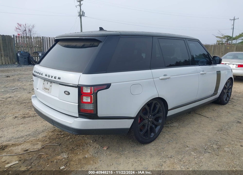 2015 LAND ROVER RANGE ROVER 5.0L V8 SUPERCHARGED VIN: SALGS3TF9FA216631