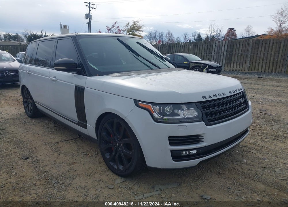 2015 LAND ROVER RANGE ROVER 5.0L V8 SUPERCHARGED VIN: SALGS3TF9FA216631