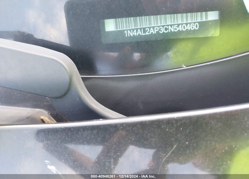 2012 NISSAN ALTIMA 2.5 S VIN: 1N4AL2AP3CN540460