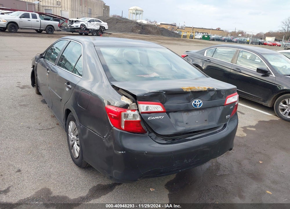 2014 TOYOTA CAMRY HYBRID LE VIN: 4T1BD1FK5EU112588