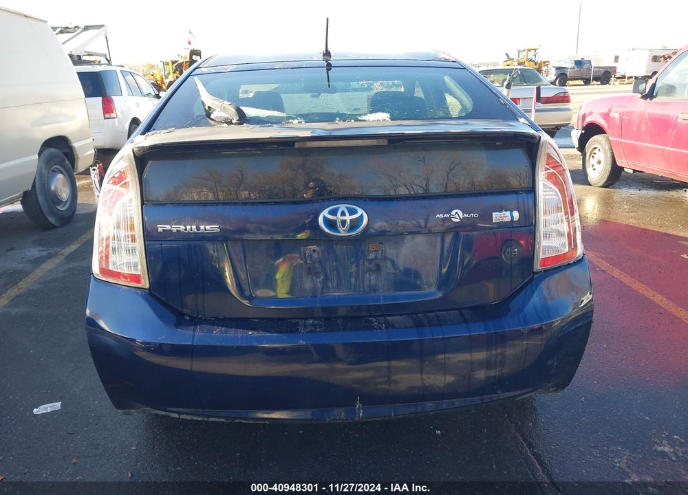 2013 TOYOTA PRIUS TWO VIN: JTDKN3DUXD1635252